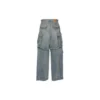 Pantaloni cargo din denim cu fermoar 2Way din colecția 24SS „Blue” 773759TPW534868