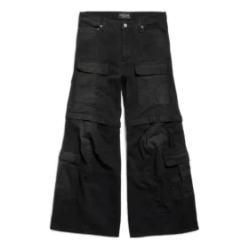 Pantaloni Cargo evazați „Negru” 783694TNW111672