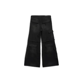 Pantaloni Cargo evazați „Negru” 783694TNW111672