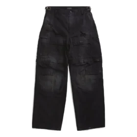 Pantaloni Cargo largi „Black” 746493TKP271000