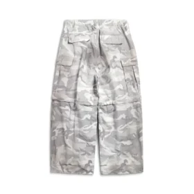 Pantaloni cargo largi „Gri deschis” 791053TQLA71400