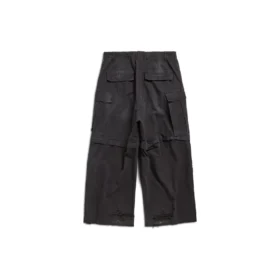 Pantaloni cargo largi „Negru” 790982TKP271000