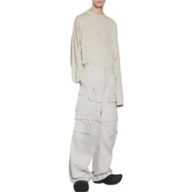 Pantaloni Cargo mari „Light Grey” 746493TKP271400