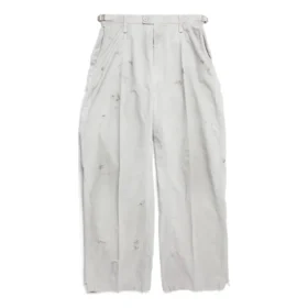 Pantaloni cargo minimalisti „Gri deschis” 746509TKP271400