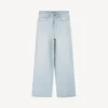 Pantaloni casual pentru bărbați, de culoare albastru deschis