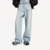 Pantaloni casual pentru bărbați, de culoare albastru deschis