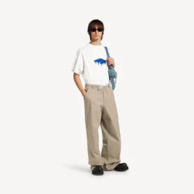 Pantaloni chino pentru bărbați, de culoare bej
