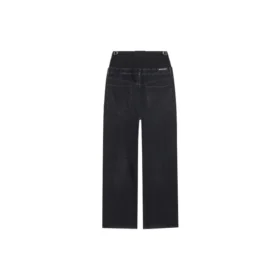 Pantaloni cu bandă dublă la talie „Black” 661609TBP471055