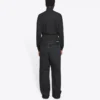Pantaloni cu bandă dublă la talie „Black” 661609TBP471055