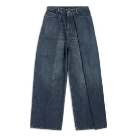 Pantaloni cu două fețe „Dark Blue” 767983TNW654445