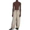 Pantaloni cu genunchi dublu „Beige” 791794TLP069506