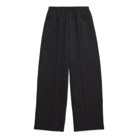 Pantaloni cu talie elastică și croi drept „Black” 743903TNT391000