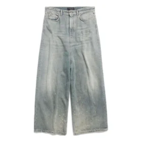 Pantaloni cu talie joasă „Albastru deschis” 706652TJW952204