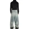 Pantaloni cu talie joasă „Albastru deschis” 706652TJW952204