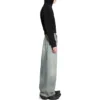 Pantaloni cu talie joasă „Albastru deschis” 706652TJW952204