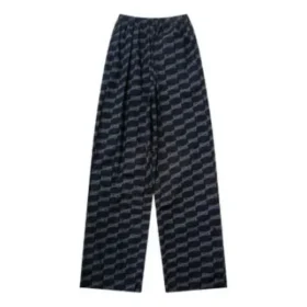 Pantaloni de pijama BB Monogram „Negru-gri” 658883TML361269