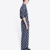 Pantaloni de pijama Scribble „Albastru” 681819TLLJ48502
