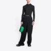 Pantaloni de trening cu croi larg și bandă cu logo B sportiv „Black” 675346TLVA11070