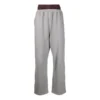 Pantaloni de trening cu două benzi la talie „Red Grey” 662627TKM366100