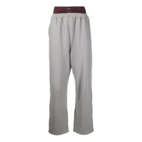 Pantaloni de trening cu două benzi la talie „Red Grey” 662627TKM366100