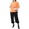 Pantaloni de trening cu genunchi întinși și logo Paris „Black White” 675244TLVL81070