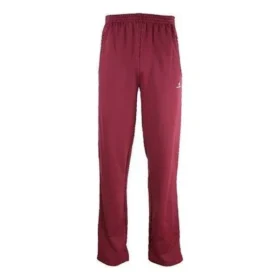Pantaloni de trening cu panouri brodate „Burgundy White” 601609TGV046260