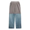 Pantaloni de trening cu patch-uri „Grey Indigo” 745264TNW014012
