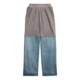 Pantaloni de trening cu patch-uri „Grey Indigo” 745264TNW014012