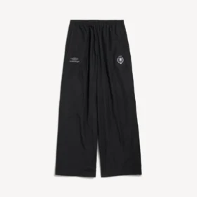 Pantaloni de trening de fotbal 3b pentru bărbați, negri