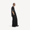 Pantaloni de trening de fotbal 3b pentru bărbați, negri