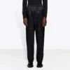 Pantaloni de trening din nailon cu fermoar „Black” 621435TIO541000