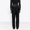 Pantaloni de trening din nailon cu fermoar „Black” 621435TIO541000