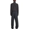 Pantaloni de trening largi cu imprimeu stencil „Black Grey” 771081TQVA41750