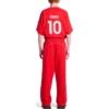 Pantaloni de trening largi de fotbal „Red White” 777708TPVW36643