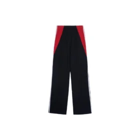 Pantaloni de trening largi din fleece Balenciaga x adidas „Black White Red” 723970TNVN56278