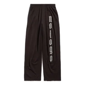 Pantaloni de trening largi fără logo „Negru-Gri” 787357TQVK71055
