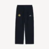 Pantaloni de trening largi pentru bărbați, de culoare neagră