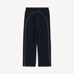 Pantaloni de trening largi pentru bărbați, de culoare neagră