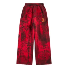 Pantaloni de trening largi Skater Graffiti „Roșu” 740028TOVA86400