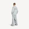Pantaloni de trening pentru bărbați 3b, model de fotbal, în nuanța „new grey”