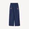 Pantaloni de trening pentru bărbați 3b, model fotbal, în noua nuanță de bleumarin închis