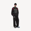 Pantaloni de trening pentru bărbați Balenciaga | colaborare NBA, croială oversized, în negru/alb