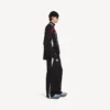 Tricou cu mâneci lungi pentru bărbați Balenciaga | colaborare NBA, croială oversized, în negru/multicolor