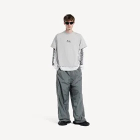 Pantaloni de trening pentru bărbați, de culoare gri elefant