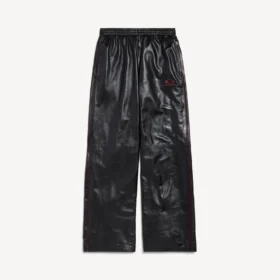 Pantaloni de trening pentru bărbați în negru/burgund