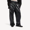 Pantaloni de trening pentru bărbați în negru/burgund