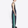 Pantaloni de trening Sporty B „Albastru închis, verde, alb” 675491TKO484063