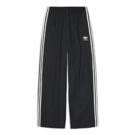 Pantaloni di training larghi Balenciaga x adidas „Black” 736051TNQ251000