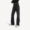 Pantaloni drepți de oraș pentru femei, negri