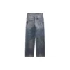 Pantaloni drepți din denim cu imprimeu Doodle „Blue” 746986TOW664036